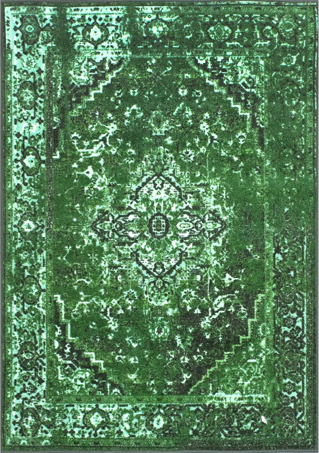 nuLOOM Vintage Persian Area Rug, 4' x 6', Reiko Green