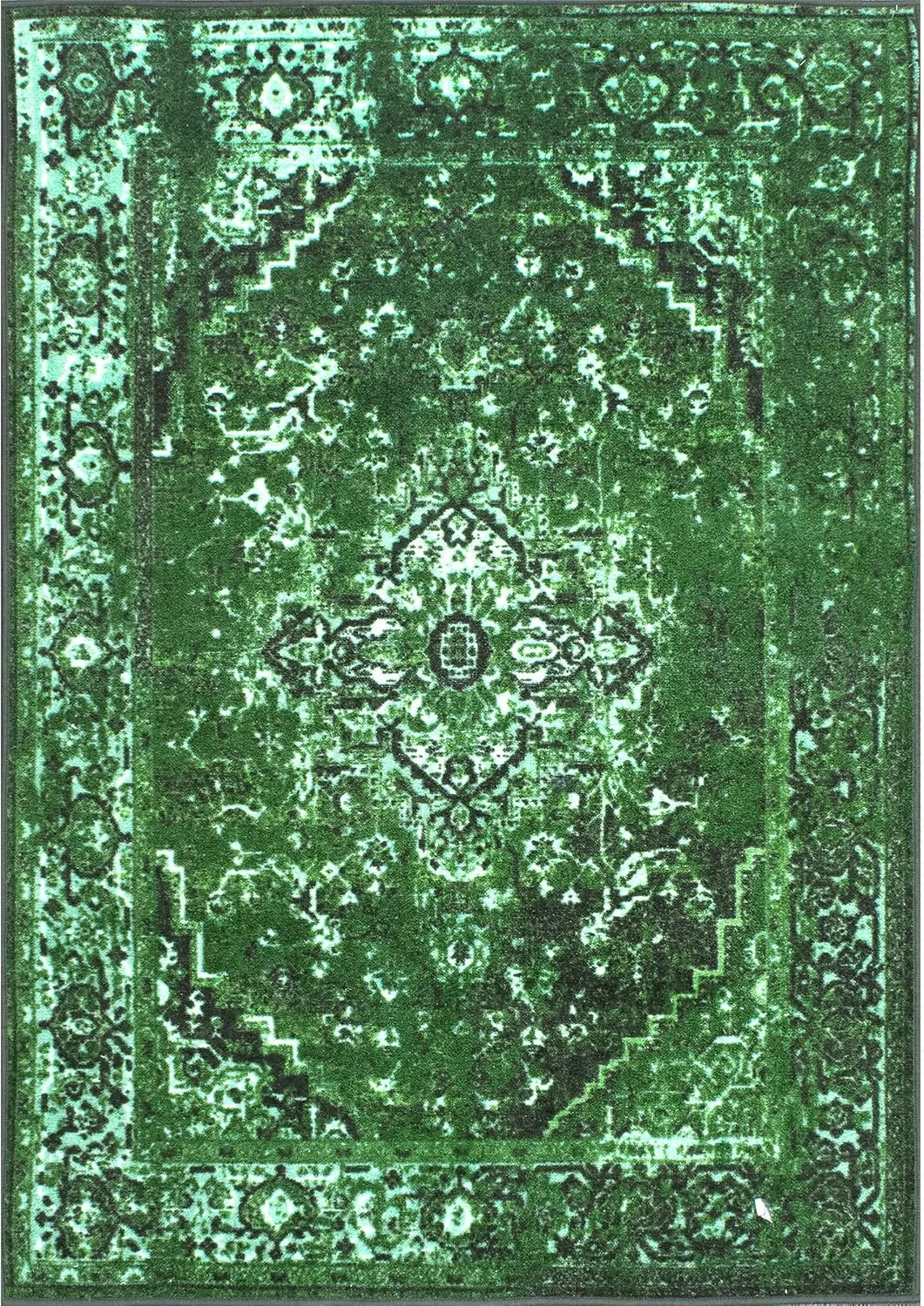 nuLOOM Vintage Persian Area Rug, 4' x 6', Reiko Green