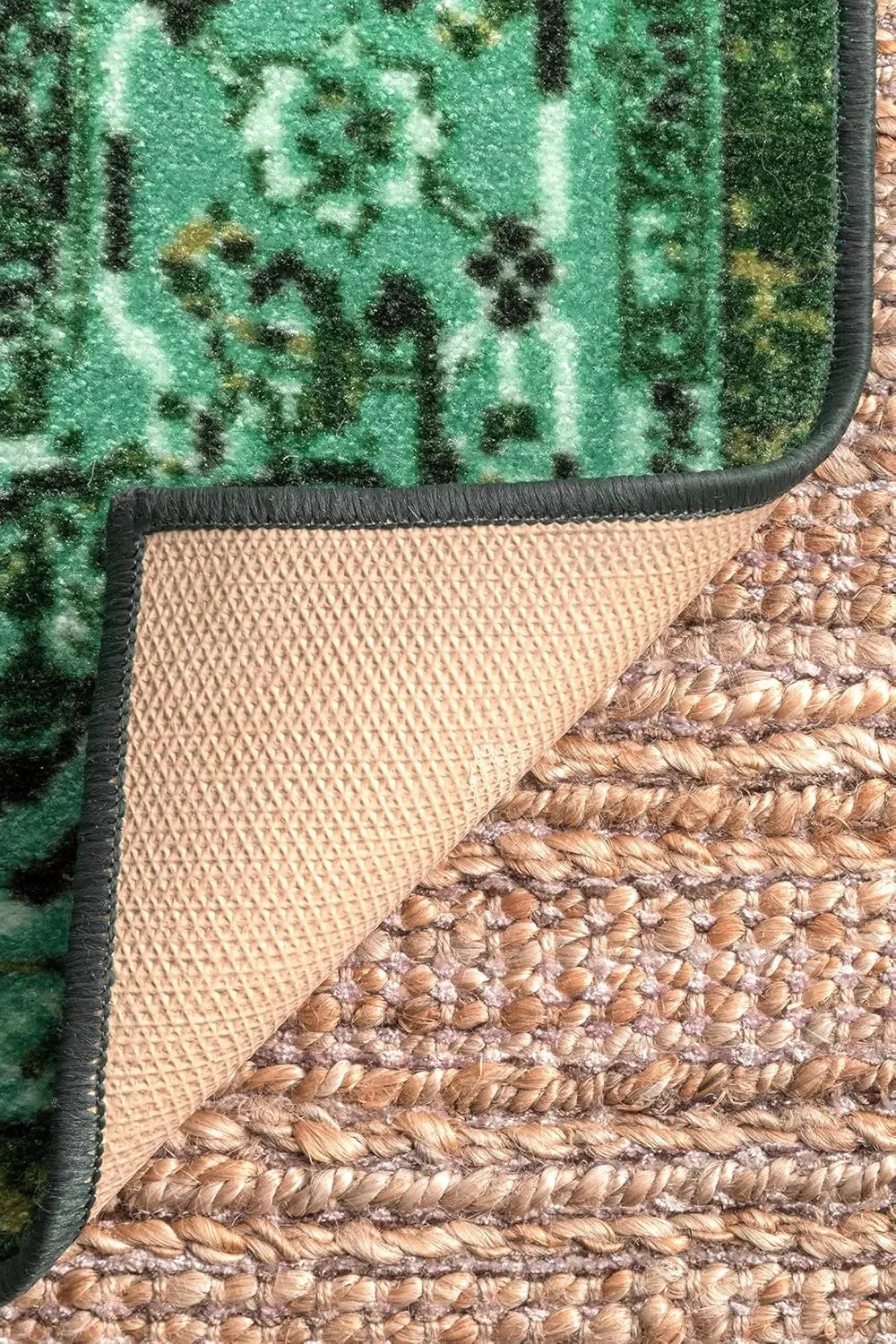 nuLOOM Vintage Persian Area Rug, 4' x 6', Reiko Green