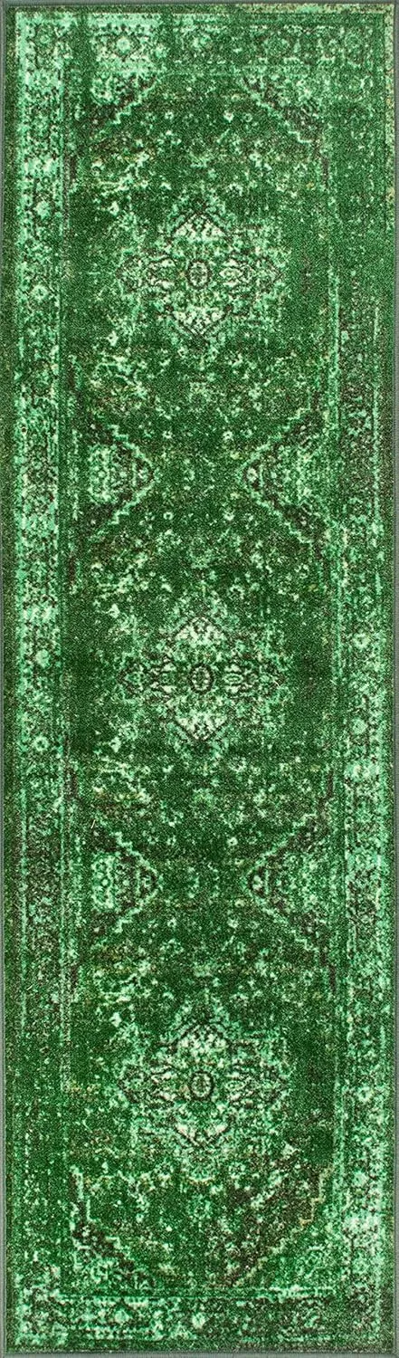 nuLOOM Vintage Persian Area Rug, 4' x 6', Reiko Green