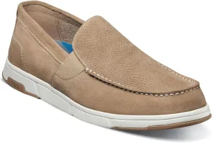 Nunn Bush Men's Luca Moccasin Toe Venetian Suede Slip-on Lightweight Comfortable Loafers
