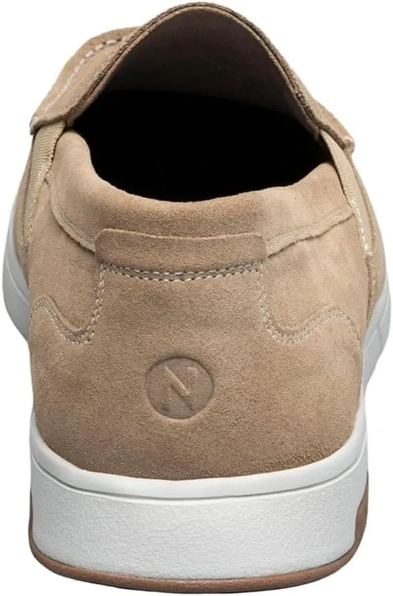 Nunn Bush Men's Luca Moccasin Toe Venetian Suede Slip-on Lightweight Comfortable Loafers