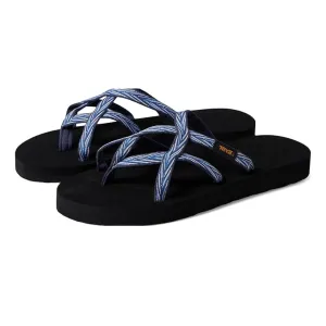 Olowahu Strappy flip-flop in Palms Indigo Blue by Teva