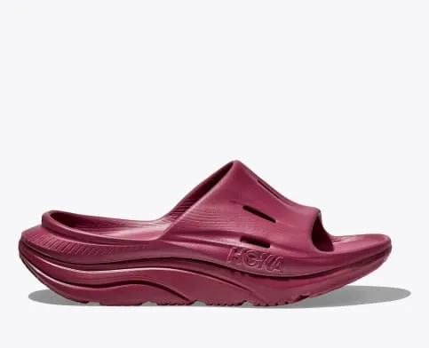 Ora Recovery Slide 3 Sandal - Beet Root/Beet Root