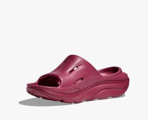 Ora Recovery Slide 3 Sandal - Beet Root/Beet Root