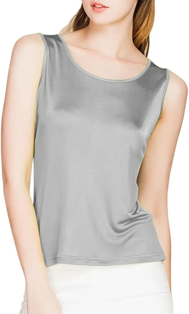 Paradise Silk 100% Silk Knit Women's Sleeveless Tank Top