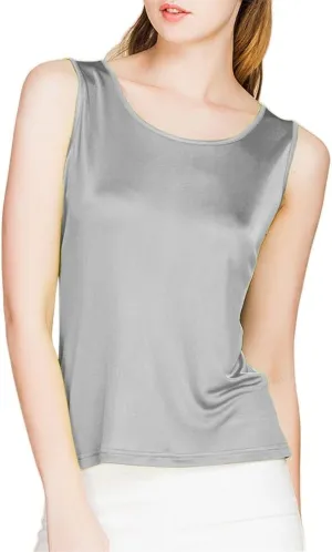 Paradise Silk 100% Silk Knit Women's Sleeveless Tank Top