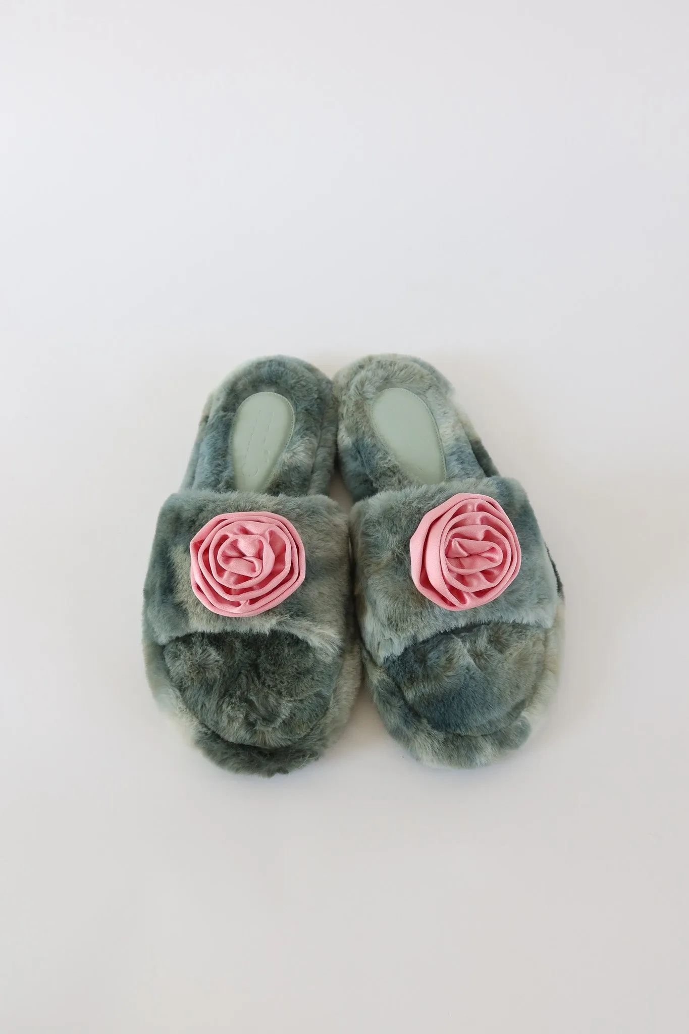 perry faux fur slipper