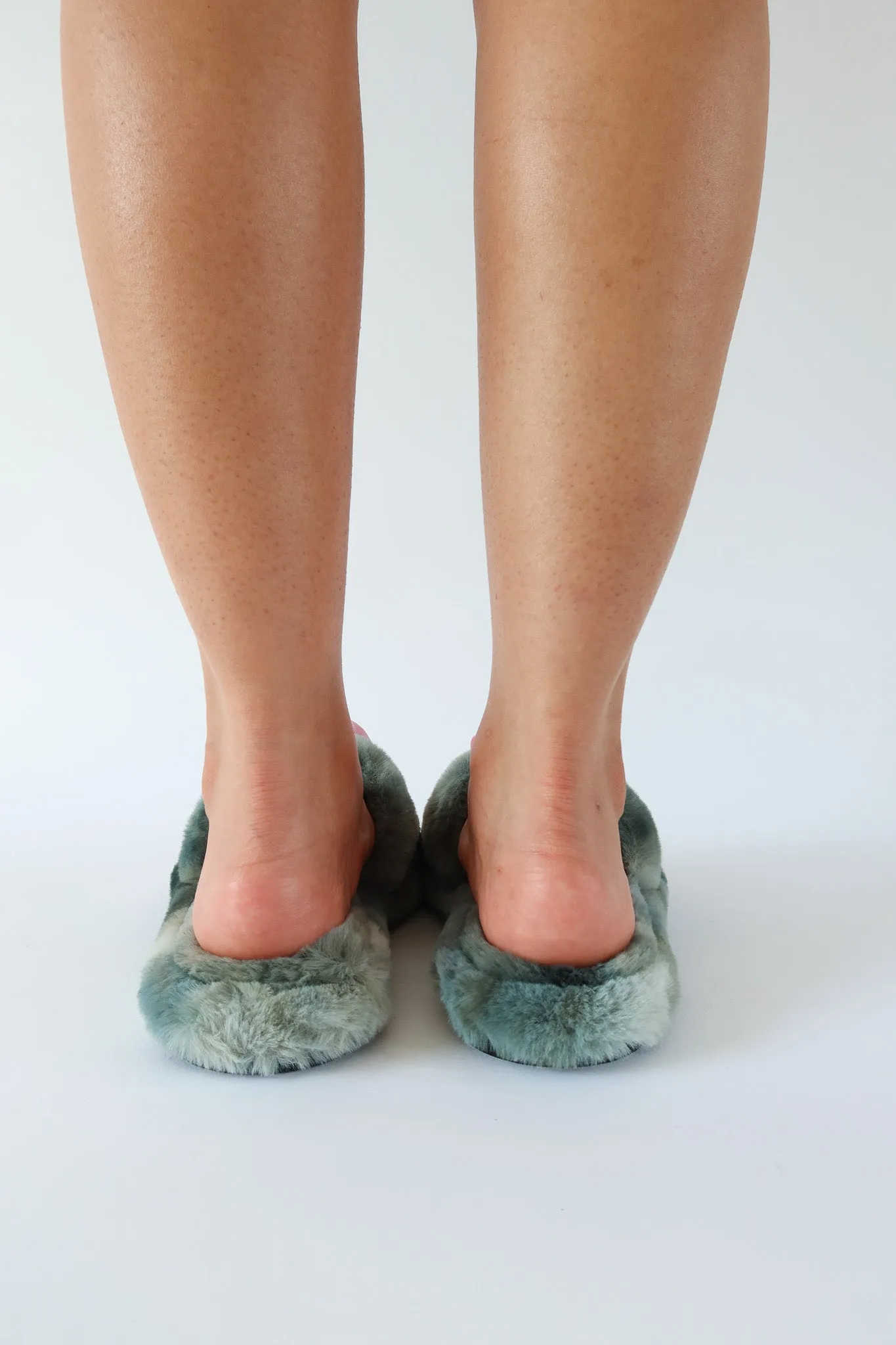 perry faux fur slipper