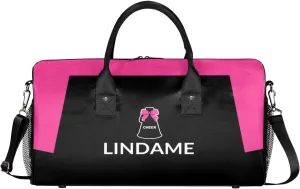Personalized Gym Bag for Women Cheer Cheerleader Duffel Bag with Custom Text, Cheer Duffle Bag for Travel, Fitness & Workout, Sports Gifts for Women
