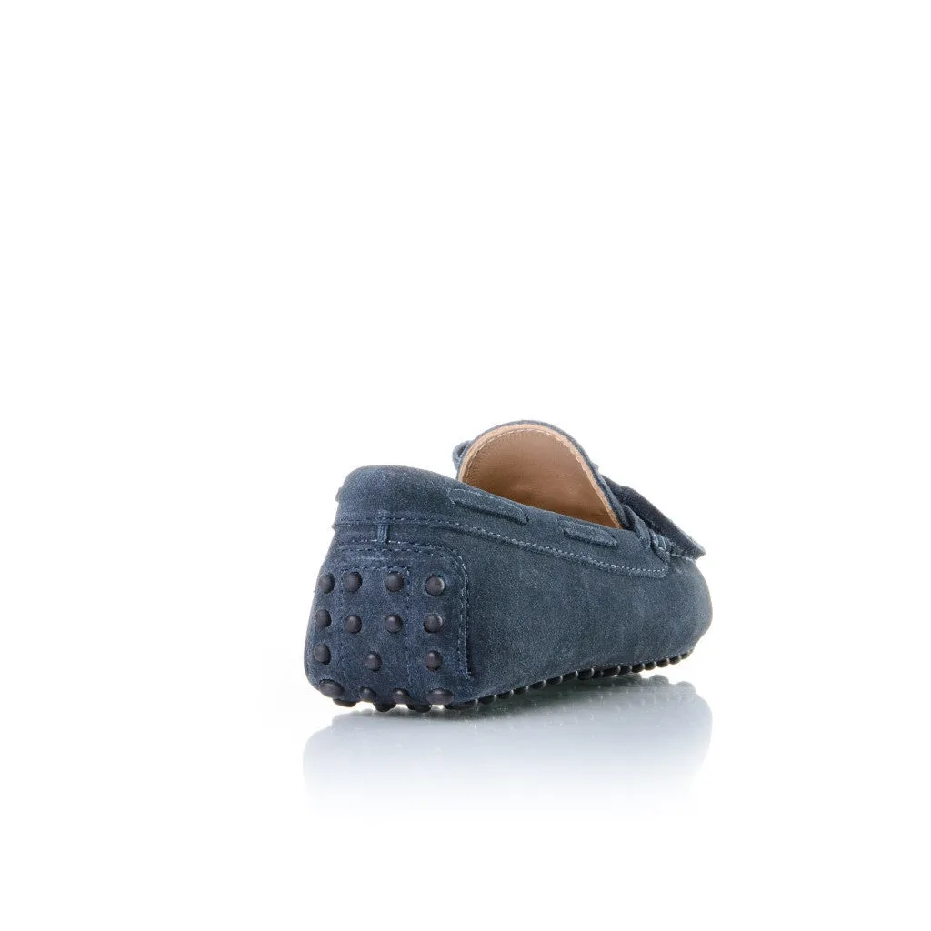 Petrol Blue Suede
