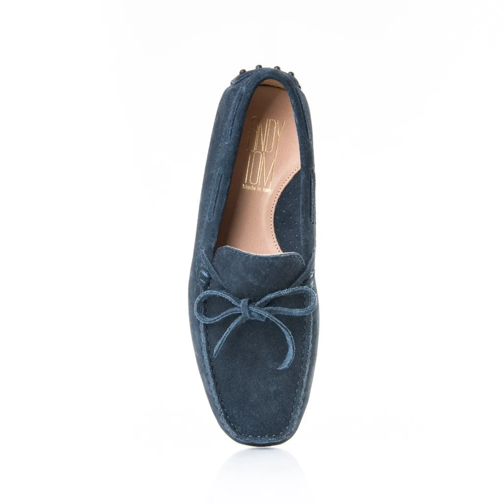 Petrol Blue Suede