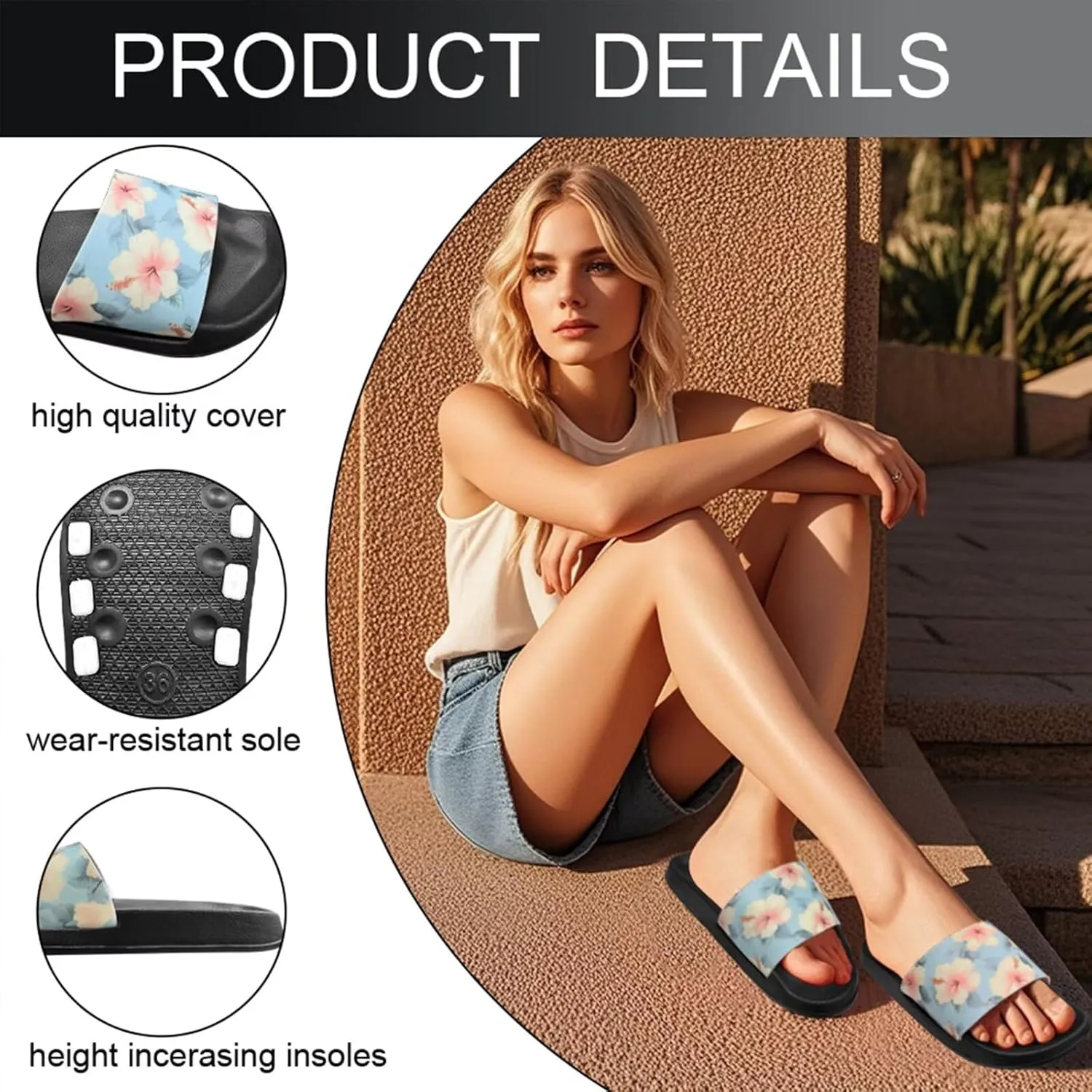 Pineapple House Slippers for Women Men Arch Support Flat Sandals Non Slip Home Pool Shower Slide Slippers
