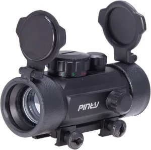 Pinty 30mm Reflex Red Green Dot Sight Scope 5 MOA with Flip Up Lens Cover Cap