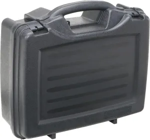Plano Protector Series Four Pistol Case, Large, Black, Hunting Gun Case with Padlock Tabs and Foam Padding, Hard Plastic Pistol and Accessory Case