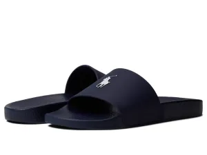 POLO RALPH LAUREN Women's Polo Slide Sandal 11 Navy/White