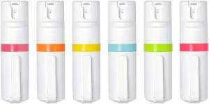 POM Pepper Spray Flip Top - Maximum Strength OC Spray for Self Defense - Tactical Compact & Safe Design - 25 Bursts & 10 ft Range - Powerful & Accurate Stream Pattern…