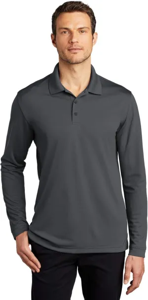 Port Authority Dry ZoneUV Micro-Mesh Long Sleeve Polo