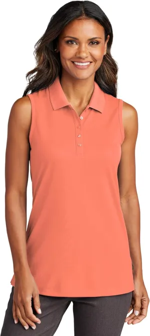 Port Authority Ladies Dry Zone UV Micro-Mesh Sleeveless Polo