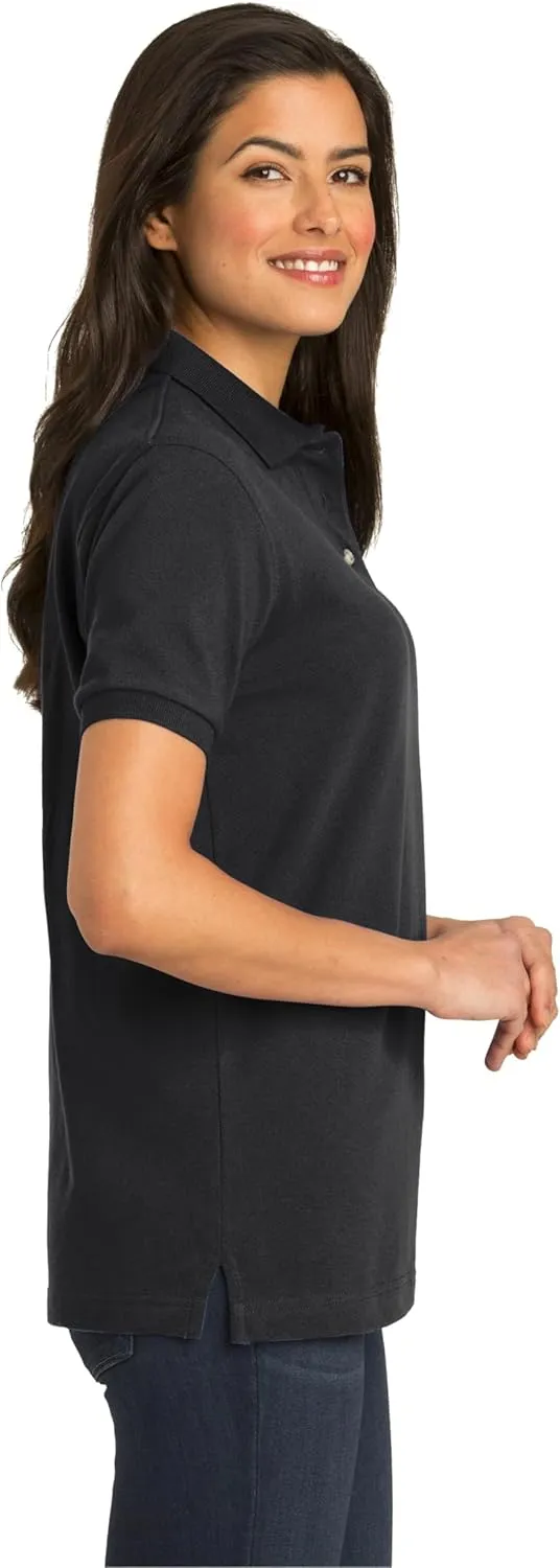 Port Authority Ladies Heavyweight Cotton Pique Polo