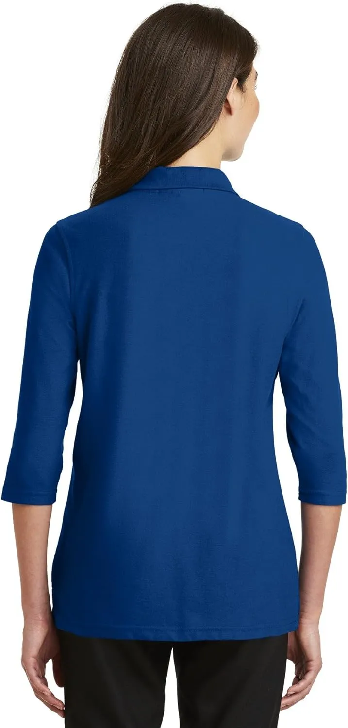Port Authority Ladies Horizontal Texture Polo. L514