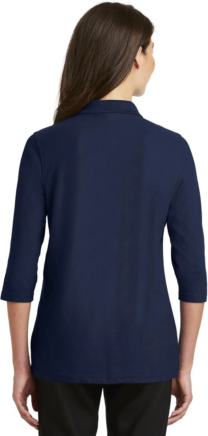 Port Authority Ladies Horizontal Texture Polo. L514