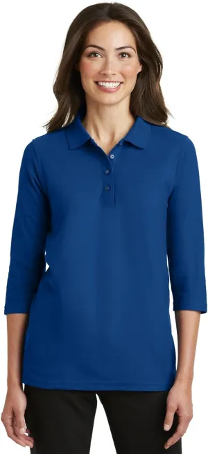 Port Authority Ladies Horizontal Texture Polo. L514