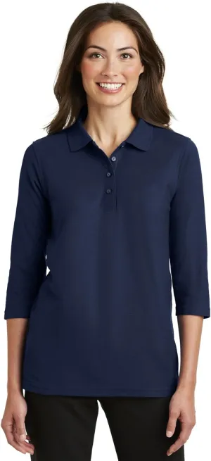 Port Authority Ladies Horizontal Texture Polo. L514