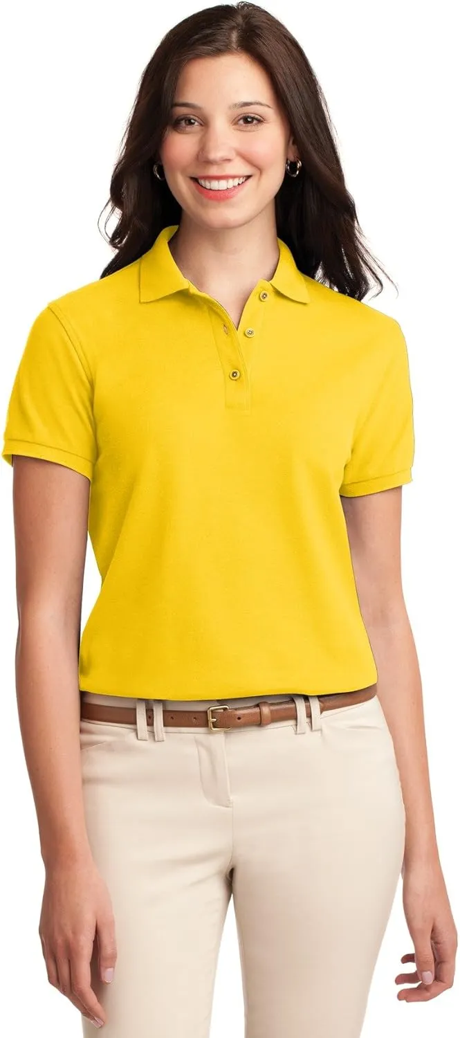 Port Authority Ladies Silk Touch Polo. L500