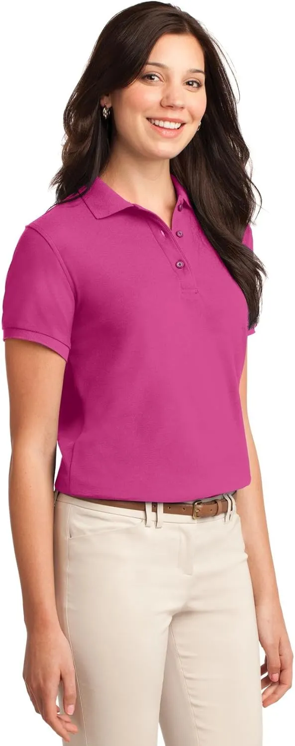 Port Authority Ladies Silk Touch Polo. L500