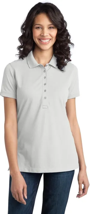 Port Authority Ladies Stretch Pique Polo. L555