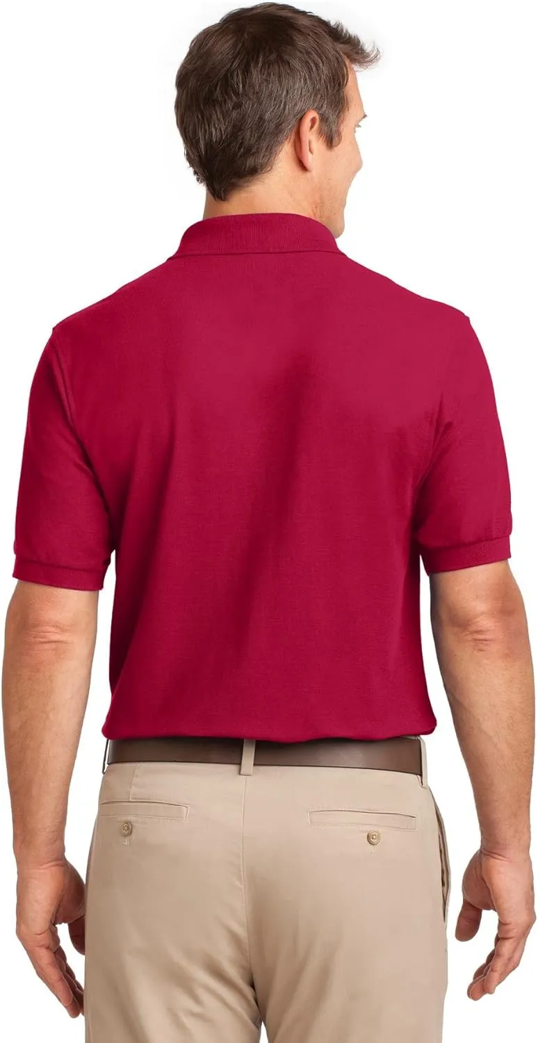 Port Authority Silk Touch Polo with Pocket. K500P