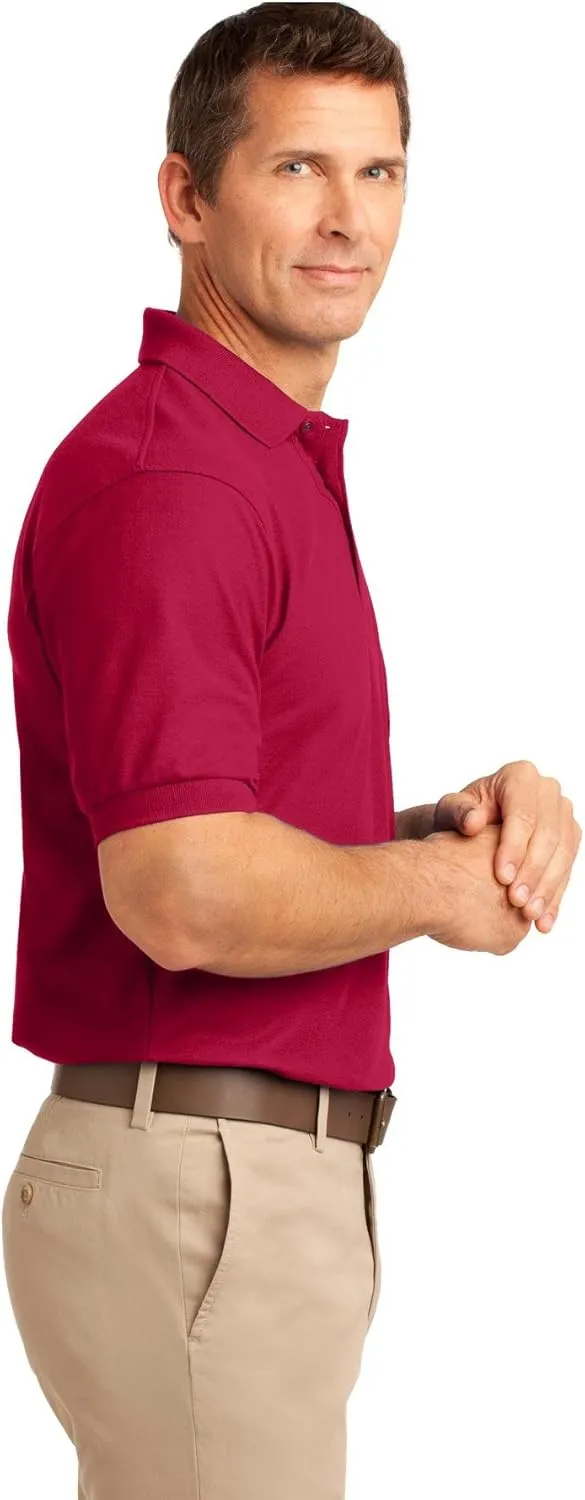 Port Authority Silk Touch Polo with Pocket. K500P