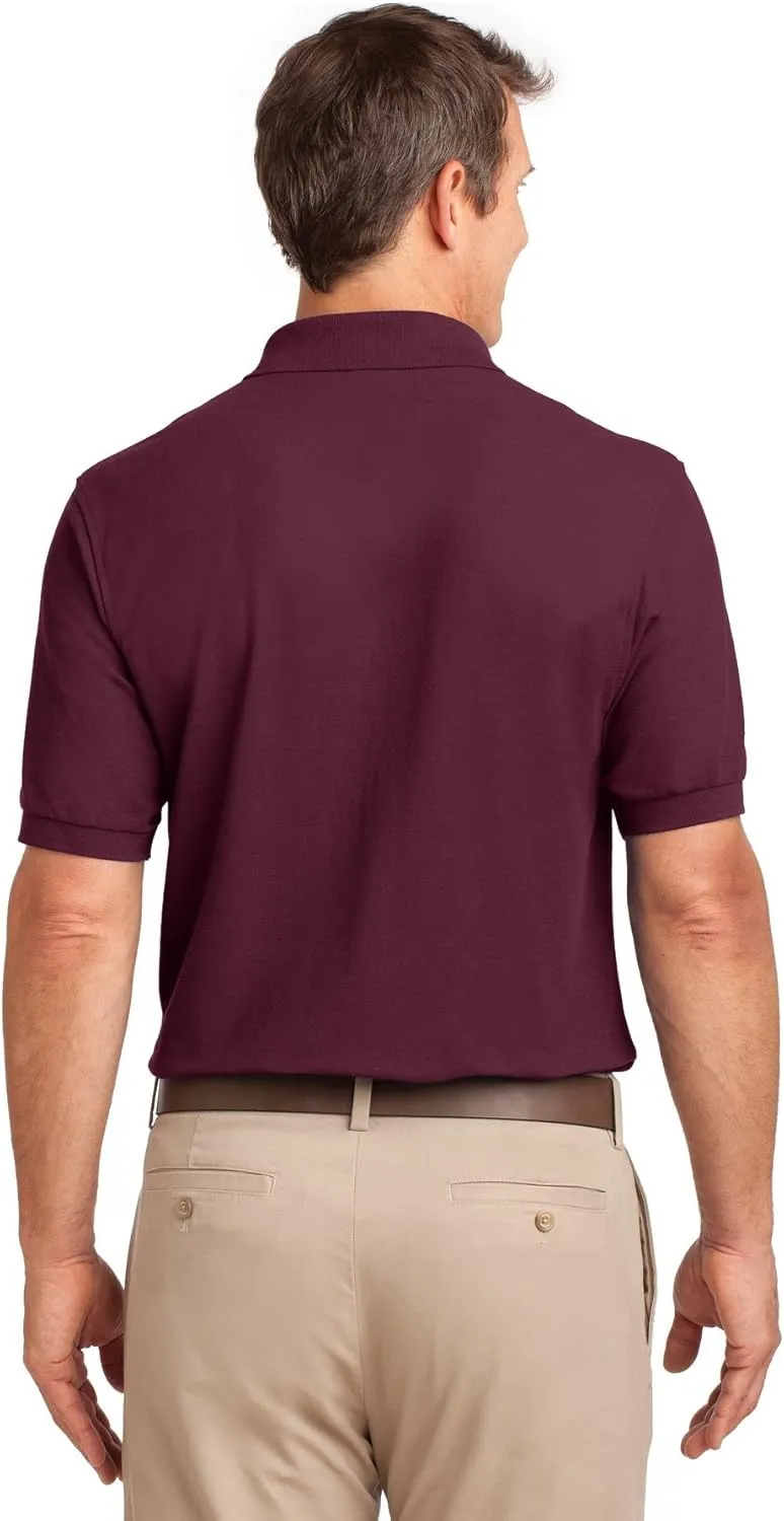 Port Authority Tall Silk Touch Long Sleeve Polo