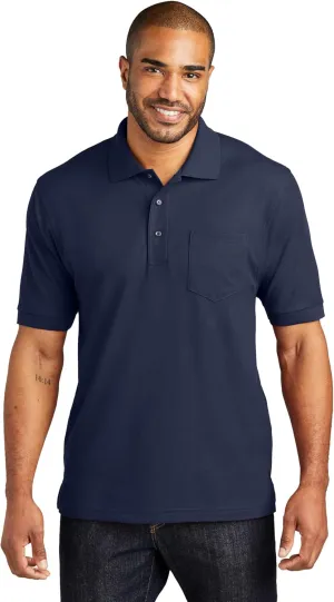 Port Authority Tall Silk Touch Long Sleeve Polo