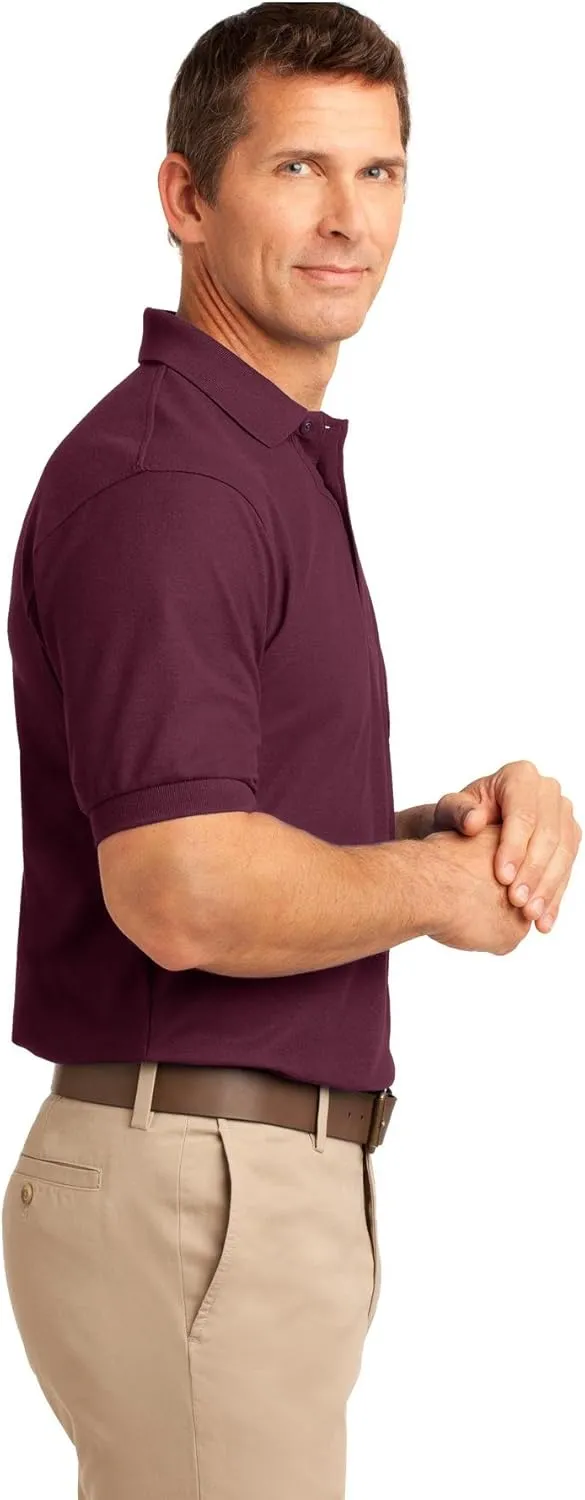 Port Authority Tall Silk Touch Long Sleeve Polo