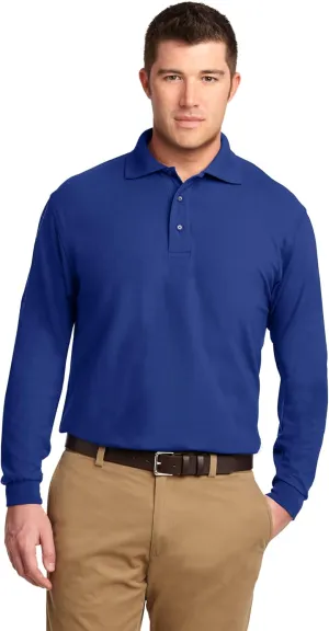 Port Authority Tall Silk Touch Long Sleeve Polo