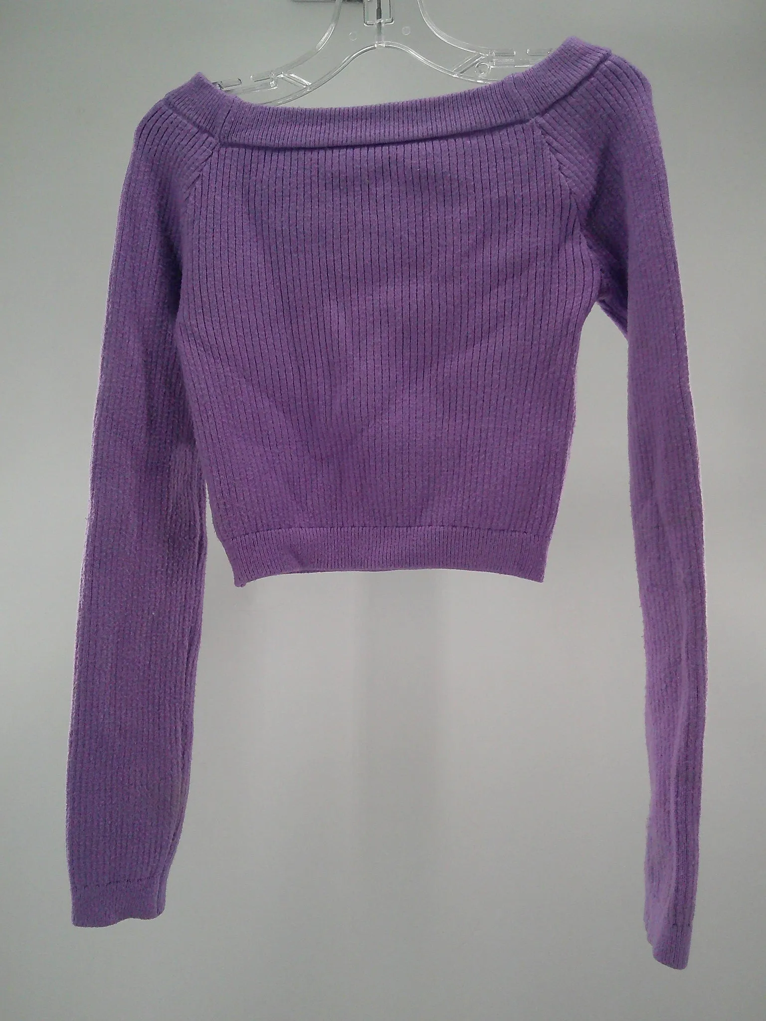 Pre-Owned Shrug Sweater No Brand   Medium Child Lavender  Ballet