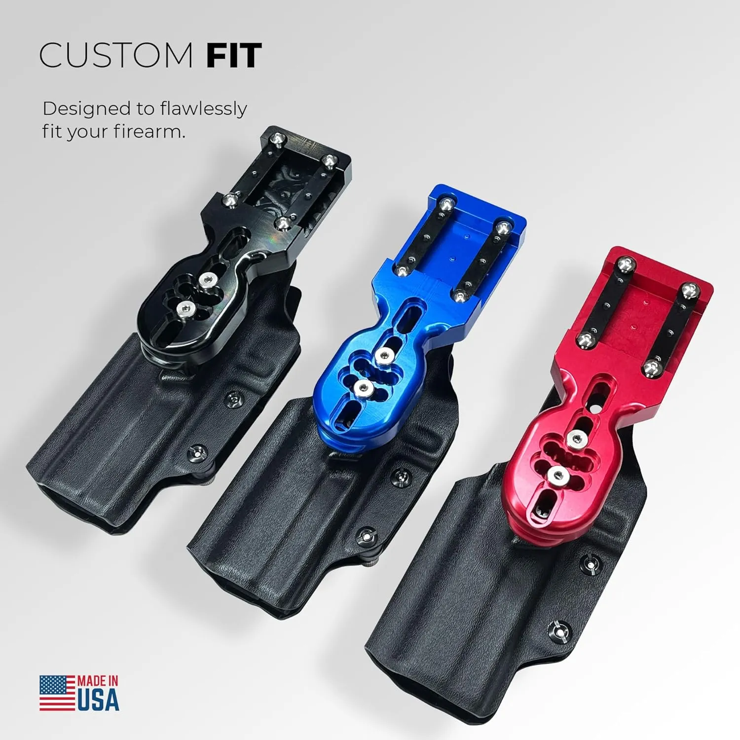 Pro Heavy Duty Competition Holster fits Sig P320 Full Size, AXG Pro, M17, XFive, DH3, Spectre Comp, P320MAX