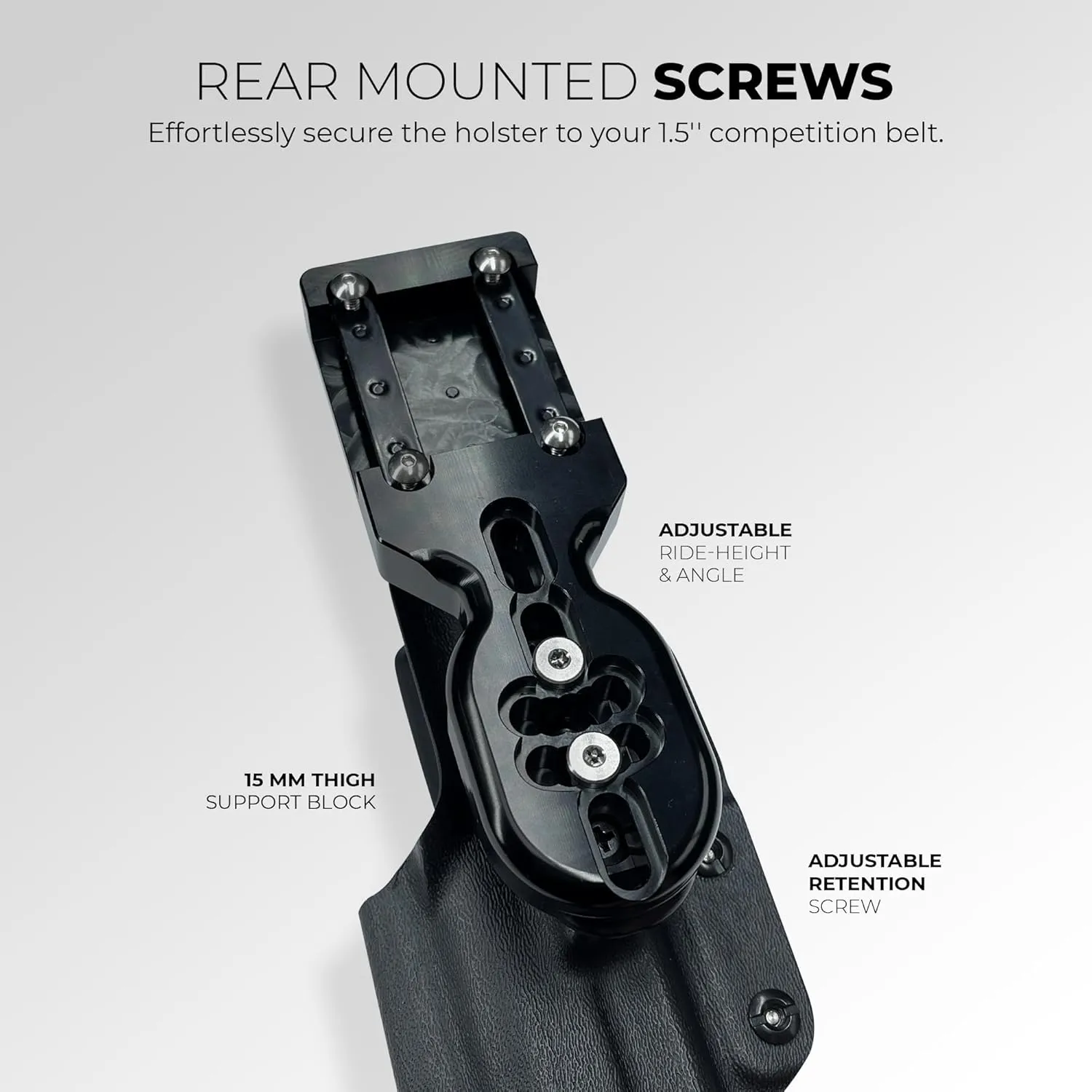 Pro Heavy Duty Competition Holster fits Sig P320 Full Size, AXG Pro, M17, XFive, DH3, Spectre Comp, P320MAX