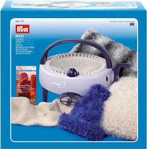 Prym MAXI Knitting Mill Machine for Knit Tubes & Flat Panels, Purple, Large