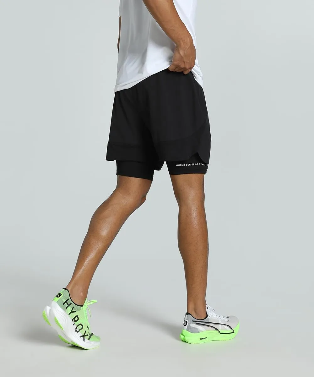 PUMA Men's 2-in-1 x HYROX Training Shorts