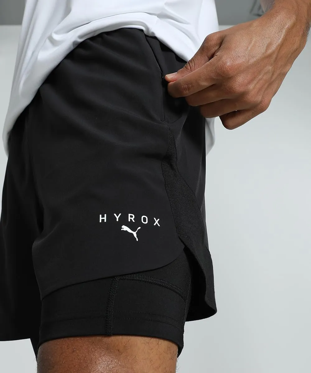 PUMA Men's 2-in-1 x HYROX Training Shorts