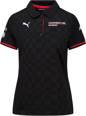 PUMA Porsche Motorsport Women's Team Polo - Black