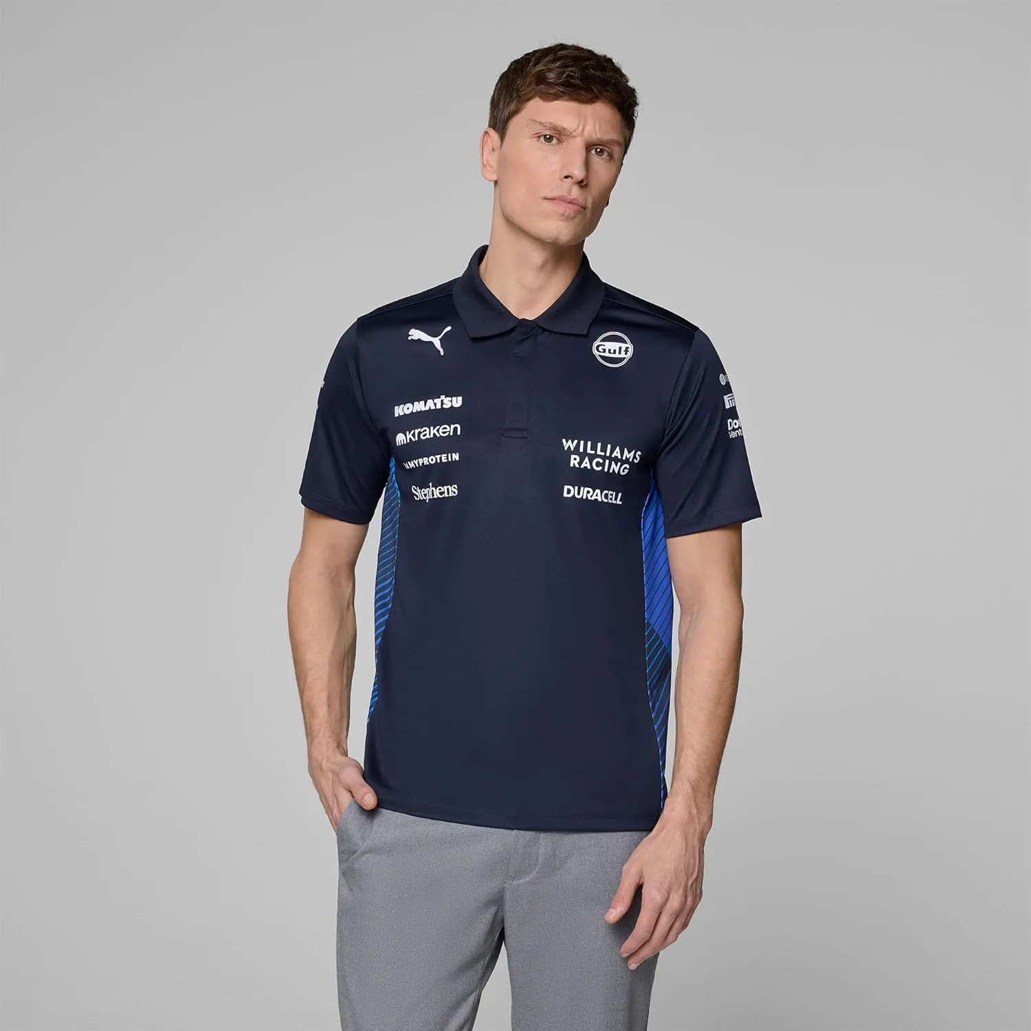 PUMA Williams Racing Formula 1 Men's 2025 Team Polo - Navy