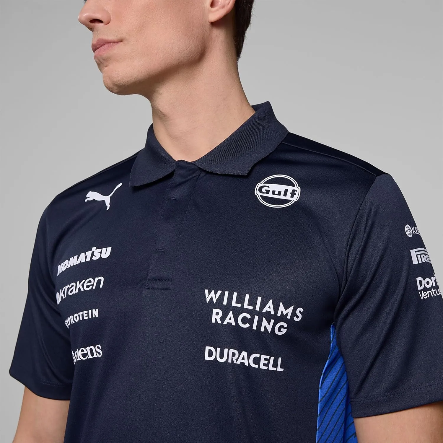 PUMA Williams Racing Formula 1 Men's 2025 Team Polo - Navy