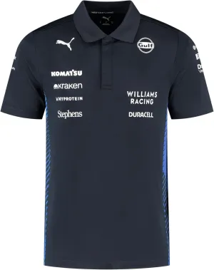 PUMA Williams Racing Formula 1 Men's 2025 Team Polo - Navy