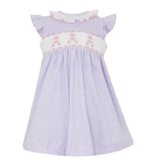 Purple Gingham Ballet Dress