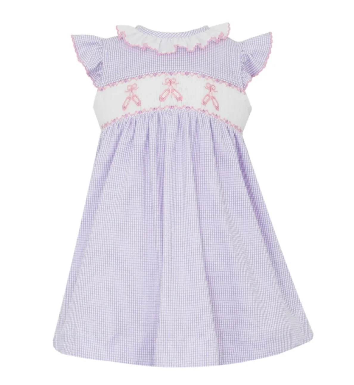 Purple Gingham Ballet Dress