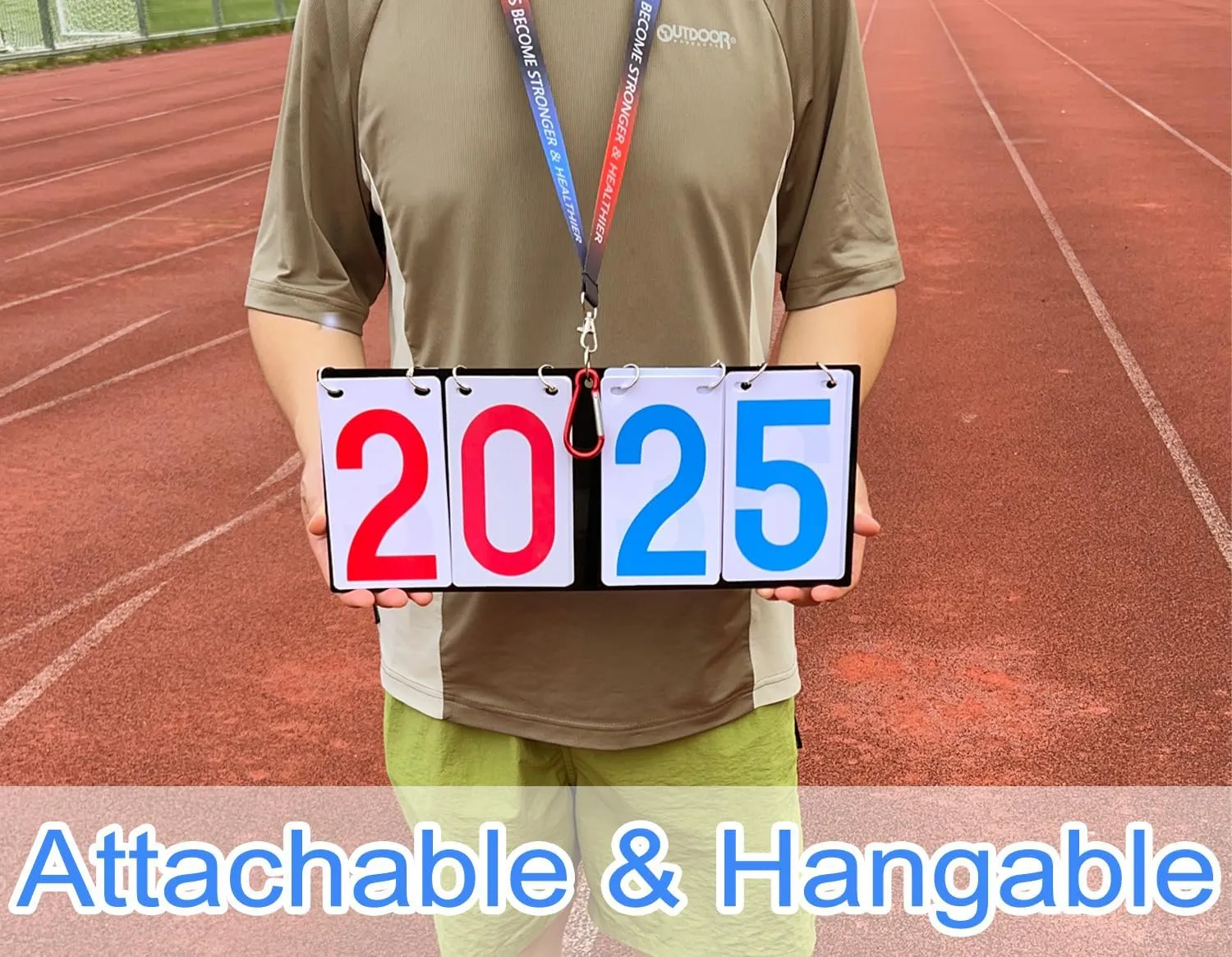 Purple River Portable Hanging Scoreboard, Volleyball Basketball Tennis Table Tennis Scoreboards, Ideal for Multiple Sports/Games Score Scenarios